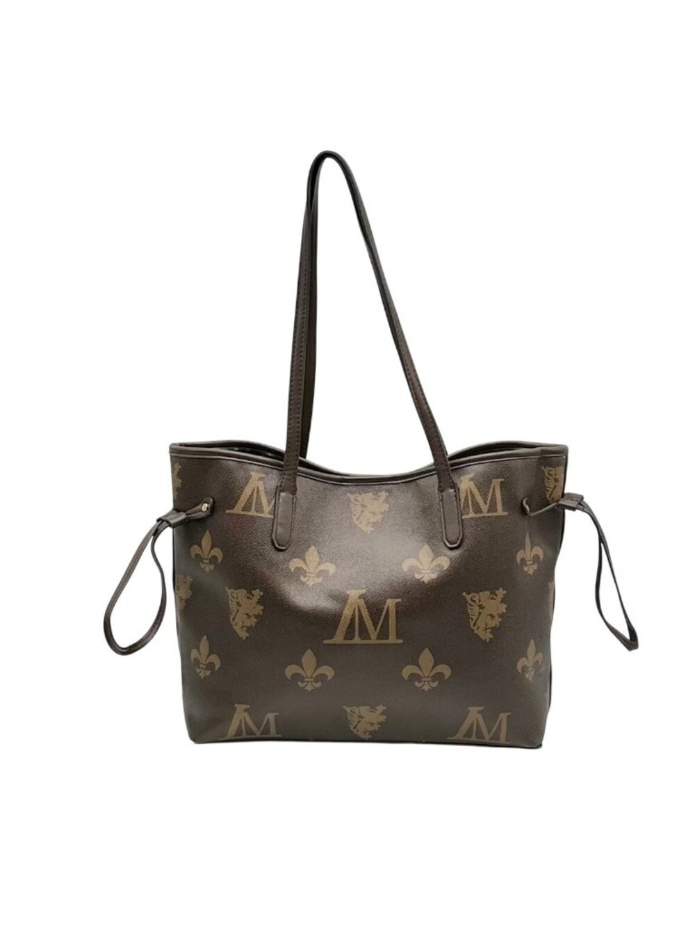 Le Miel Brown FauxLeather Tote Bag